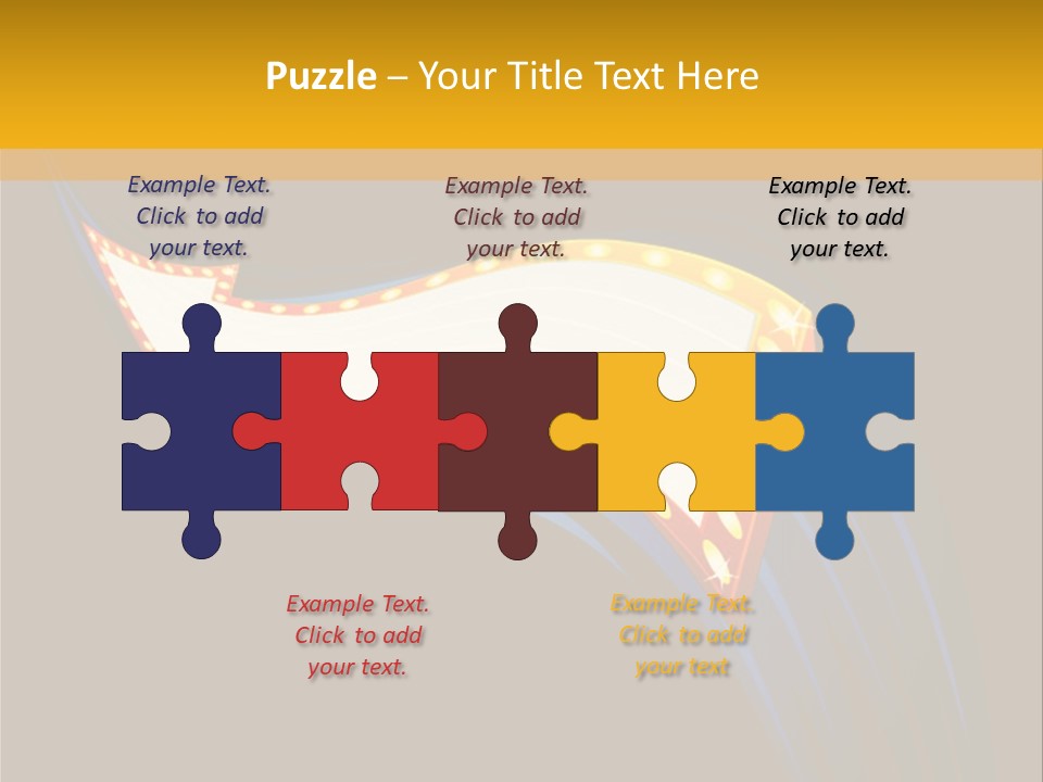 Cinema Casino Billboard PowerPoint Template