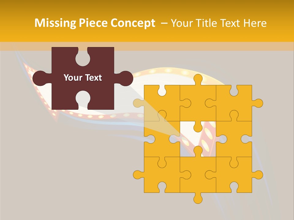 Cinema Casino Billboard PowerPoint Template