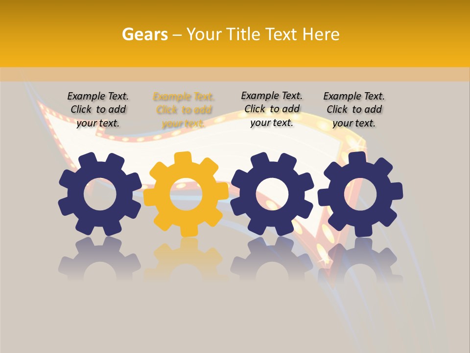 Cinema Casino Billboard PowerPoint Template