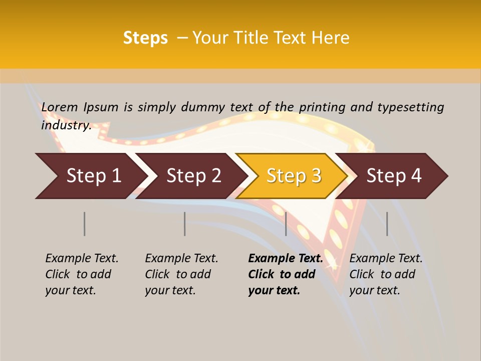 Cinema Casino Billboard PowerPoint Template