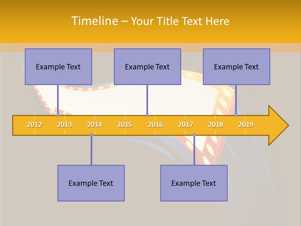 Cinema Casino Billboard PowerPoint Template