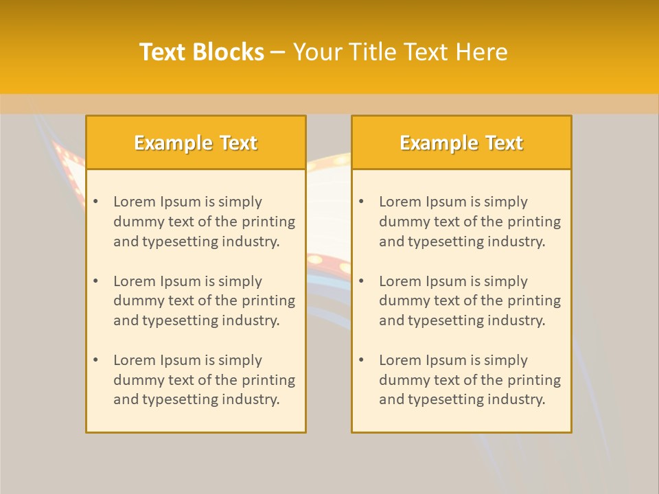 Cinema Casino Billboard PowerPoint Template