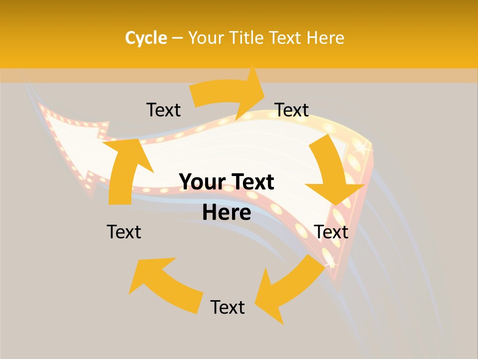 Cinema Casino Billboard PowerPoint Template