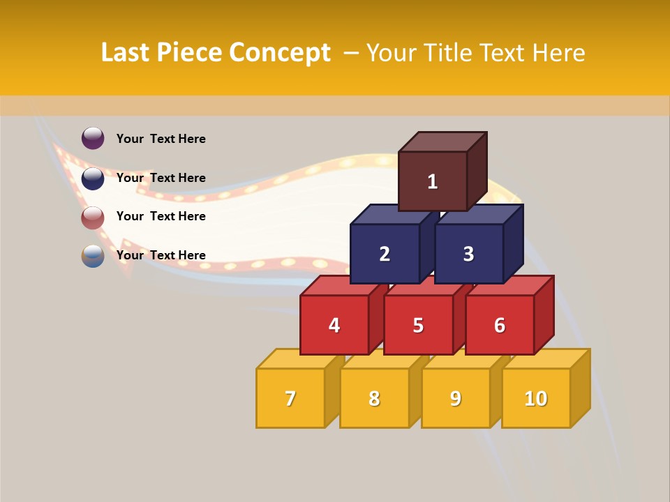 Cinema Casino Billboard PowerPoint Template