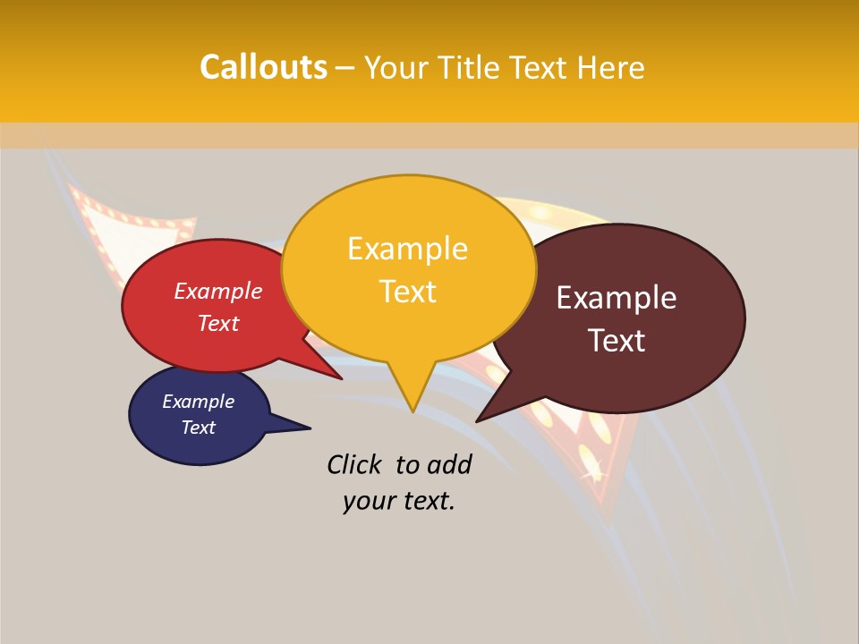 Cinema Casino Billboard PowerPoint Template