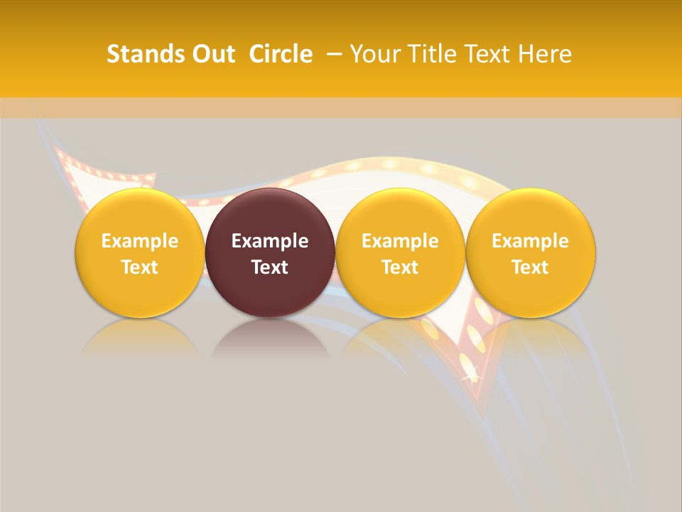 Cinema Casino Billboard PowerPoint Template