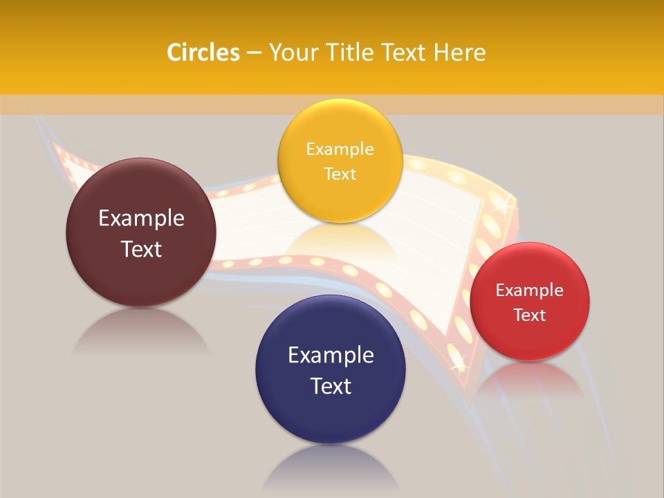 Cinema Casino Billboard PowerPoint Template