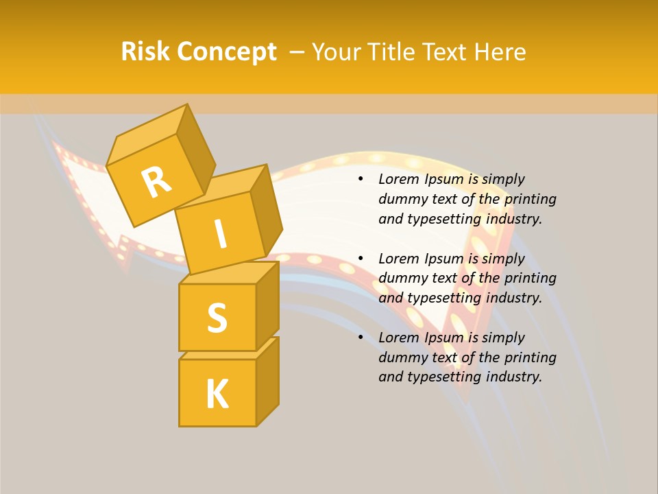 Cinema Casino Billboard PowerPoint Template