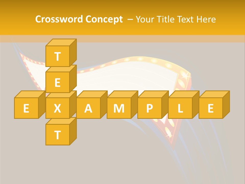 Cinema Casino Billboard PowerPoint Template