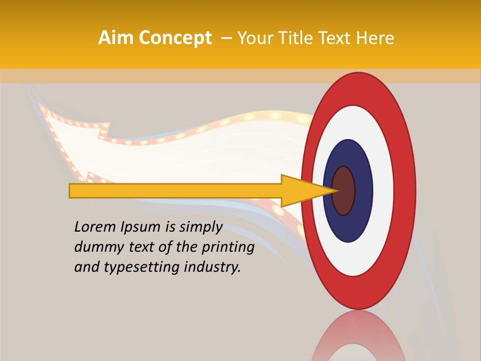 Cinema Casino Billboard PowerPoint Template