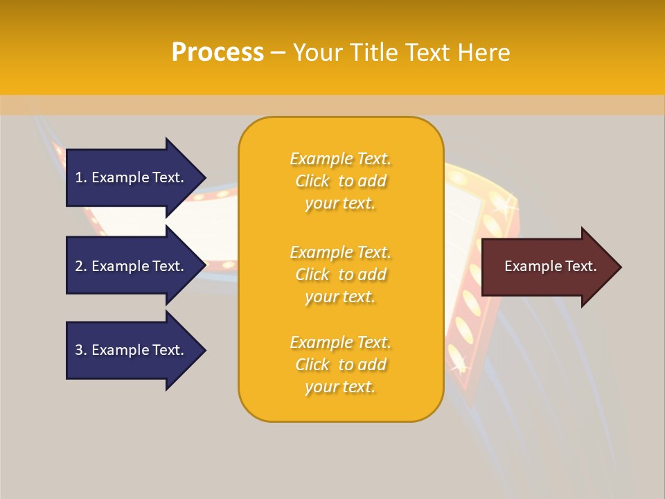 Cinema Casino Billboard PowerPoint Template