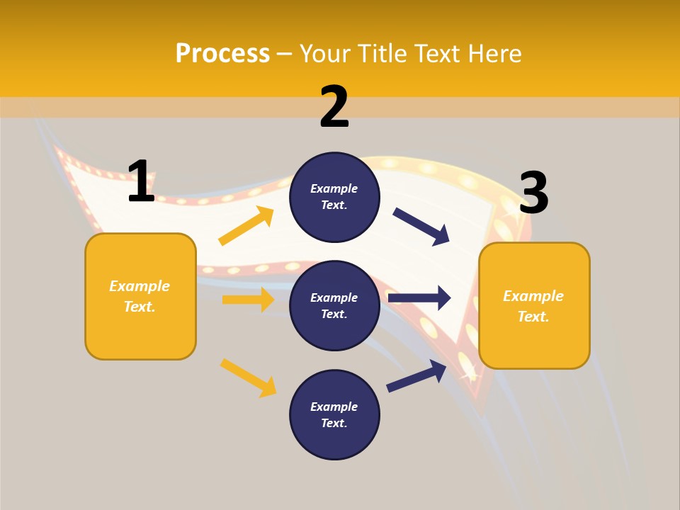 Cinema Casino Billboard PowerPoint Template
