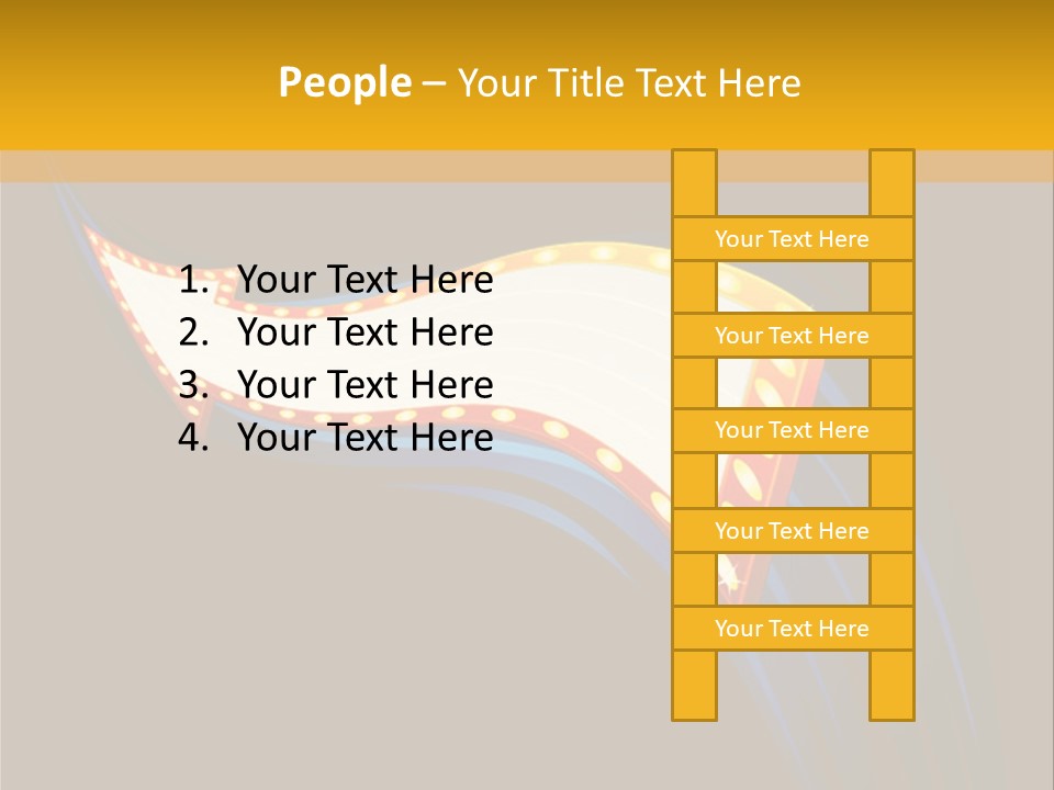 Cinema Casino Billboard PowerPoint Template