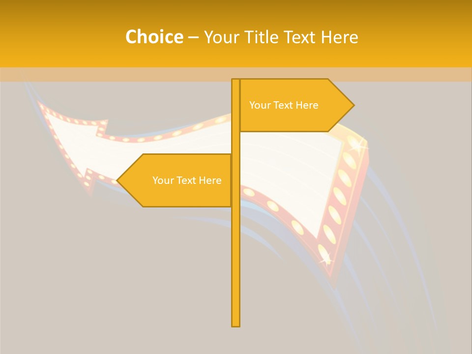 Cinema Casino Billboard PowerPoint Template