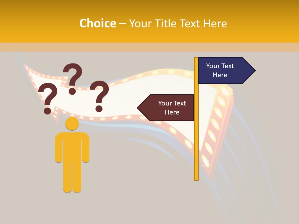 Cinema Casino Billboard PowerPoint Template