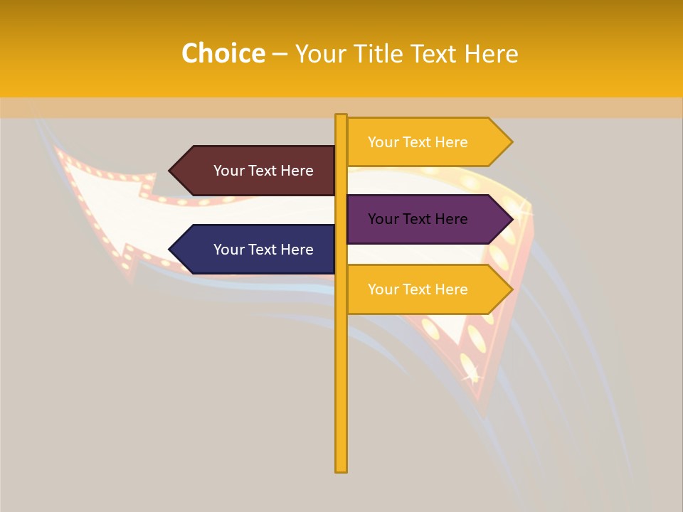 Cinema Casino Billboard PowerPoint Template