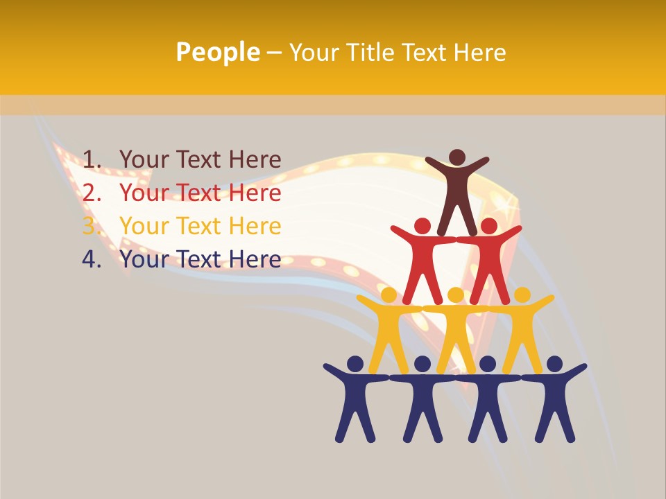 Cinema Casino Billboard PowerPoint Template