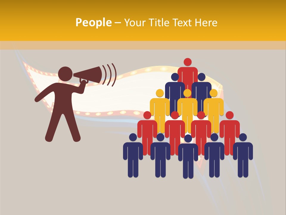 Cinema Casino Billboard PowerPoint Template