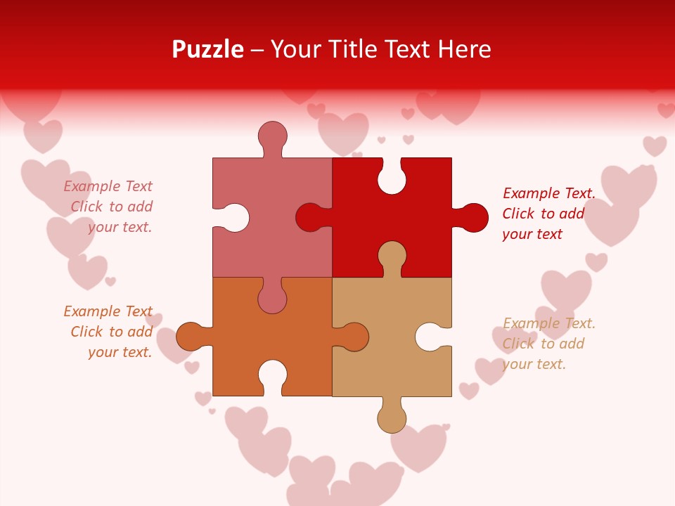 Valentin Horizontal Shape PowerPoint Template