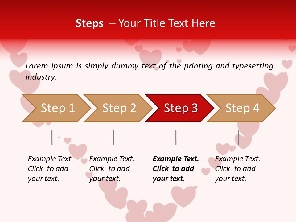 Valentin Horizontal Shape PowerPoint Template