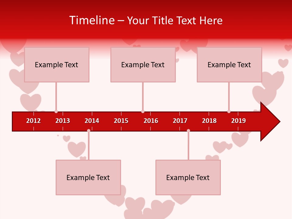 Valentin Horizontal Shape PowerPoint Template