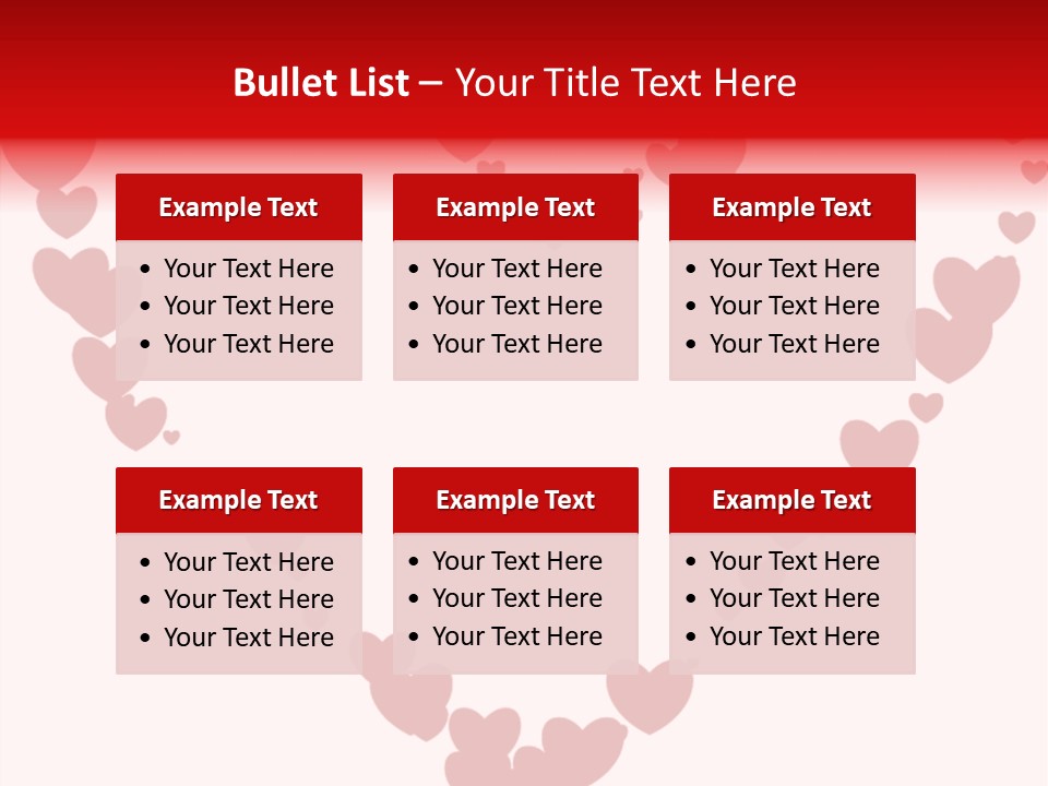 Valentin Horizontal Shape PowerPoint Template