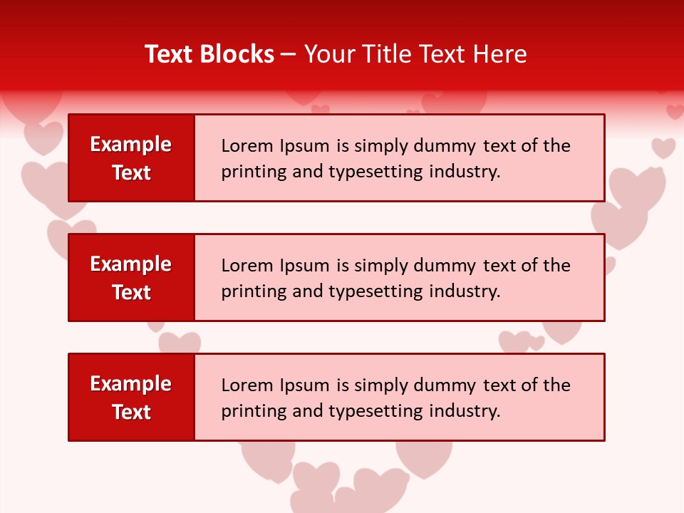 Valentin Horizontal Shape PowerPoint Template