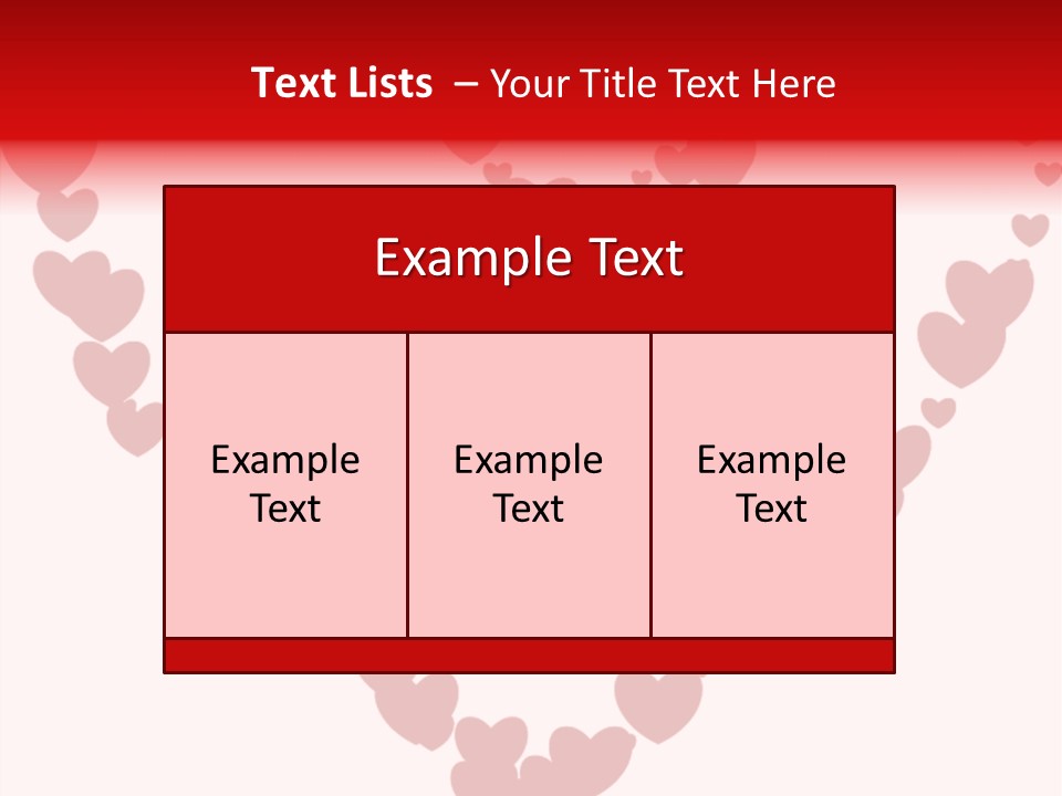 Valentin Horizontal Shape PowerPoint Template