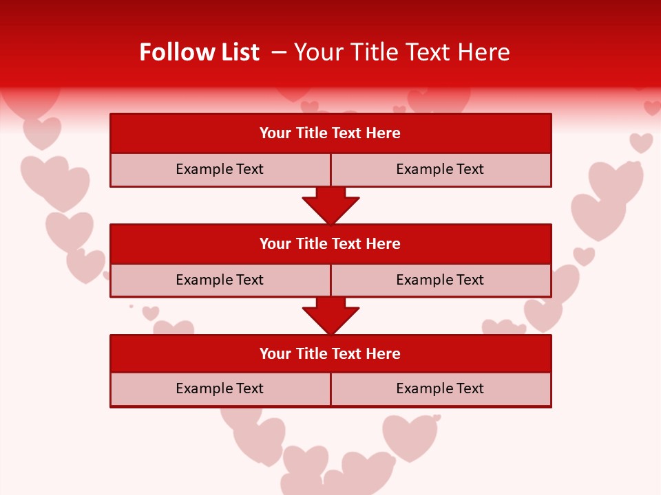 Valentin Horizontal Shape PowerPoint Template