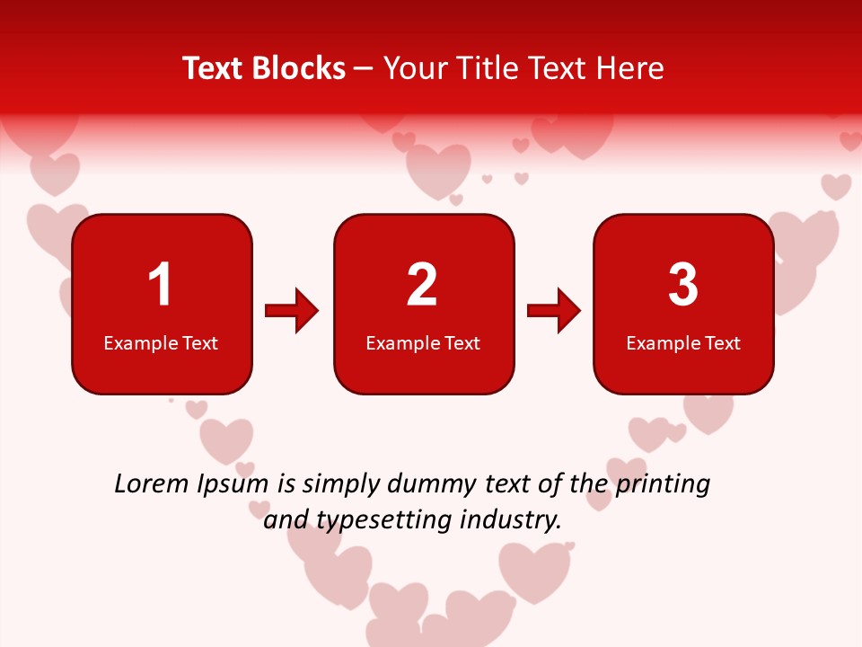 Valentin Horizontal Shape PowerPoint Template