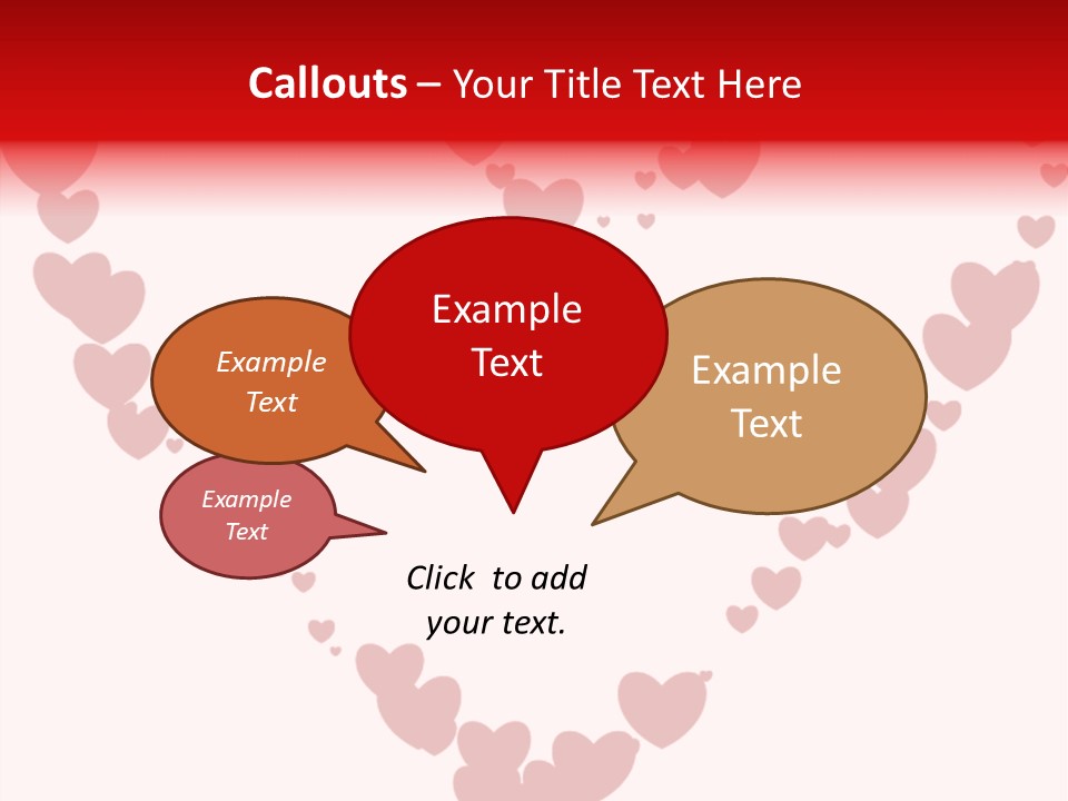 Valentin Horizontal Shape PowerPoint Template