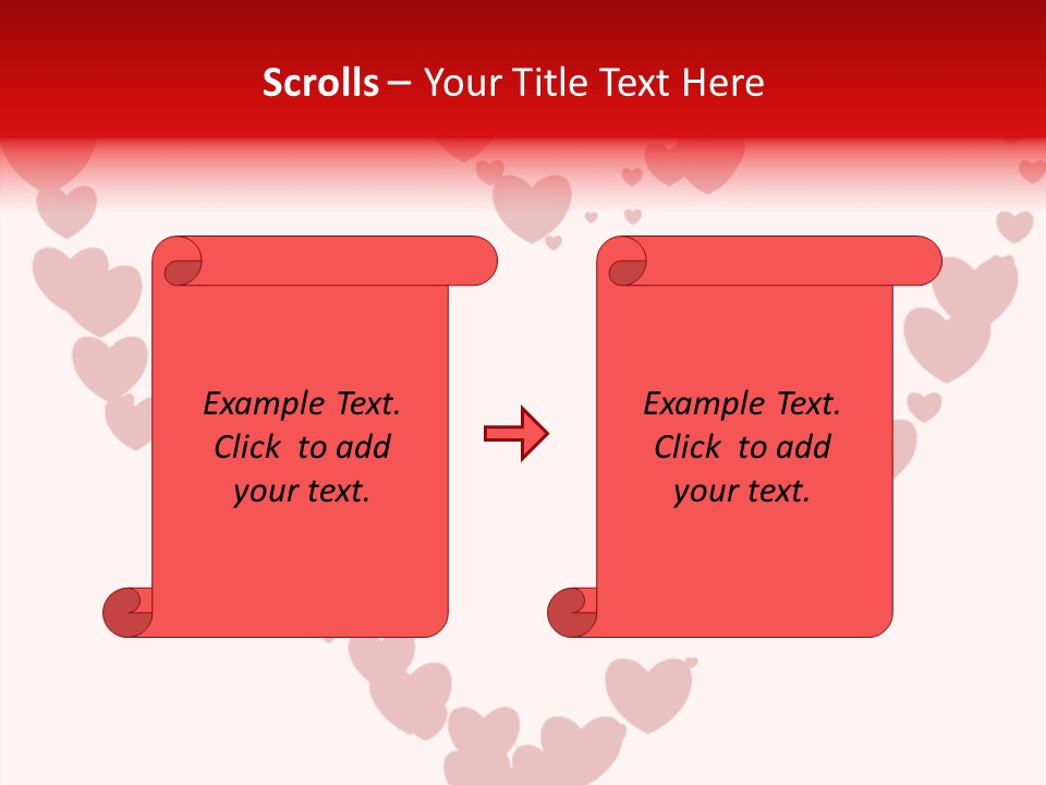 Valentin Horizontal Shape PowerPoint Template