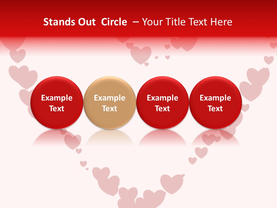 Valentin Horizontal Shape PowerPoint Template