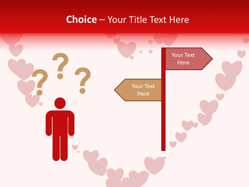 Valentin Horizontal Shape PowerPoint Template