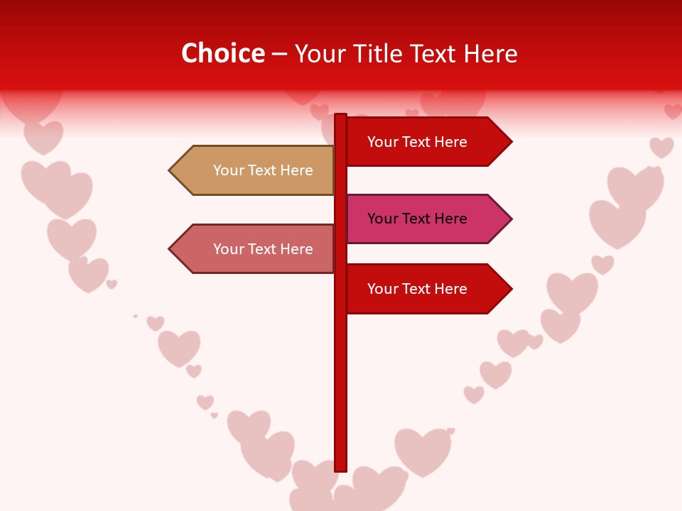 Valentin Horizontal Shape PowerPoint Template