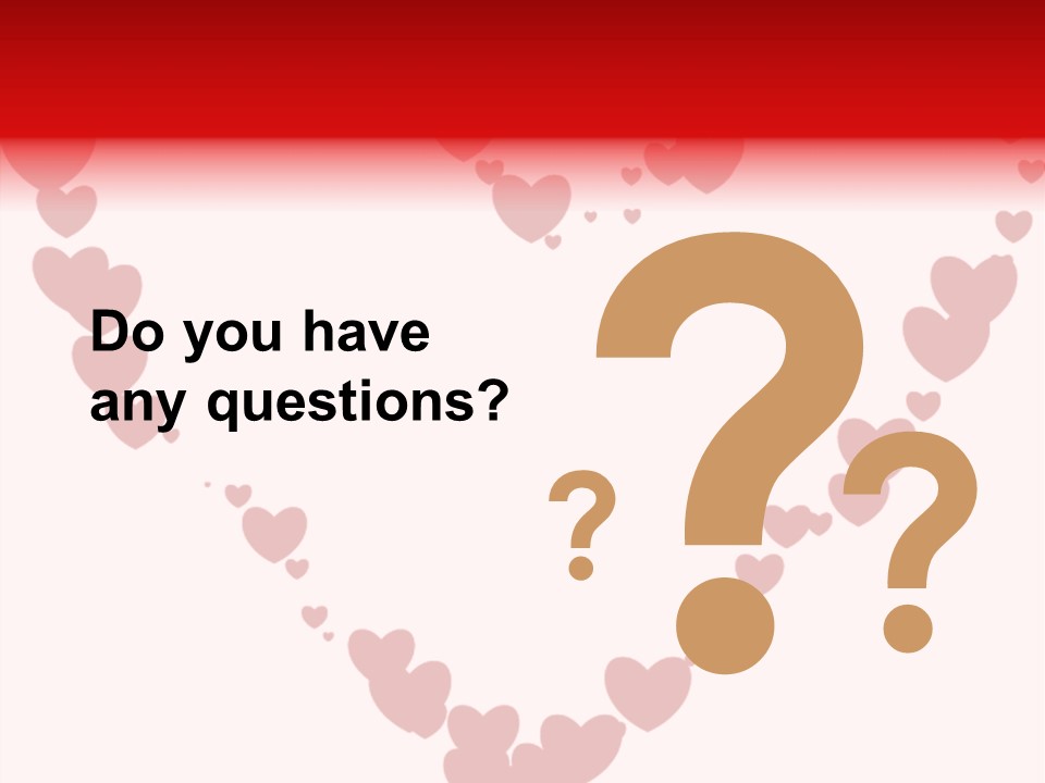 Valentin Horizontal Shape PowerPoint Template