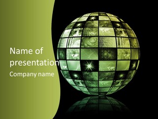 Download Sphere Global PowerPoint Template