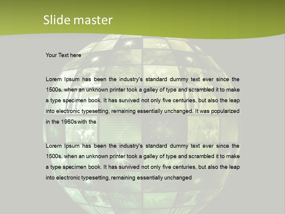 Download Sphere Global PowerPoint Template