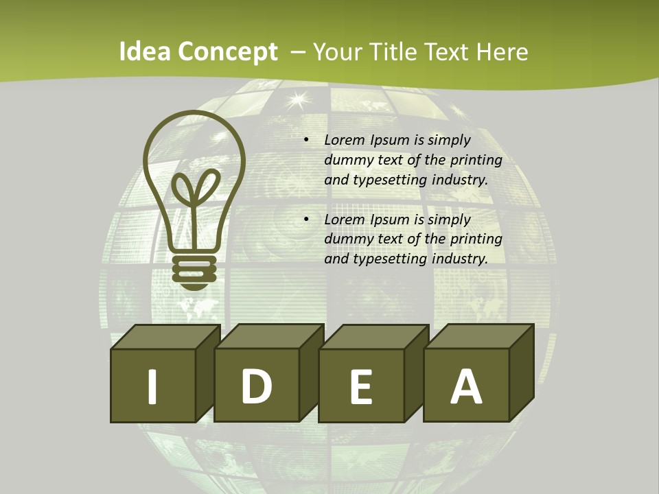 Download Sphere Global PowerPoint Template