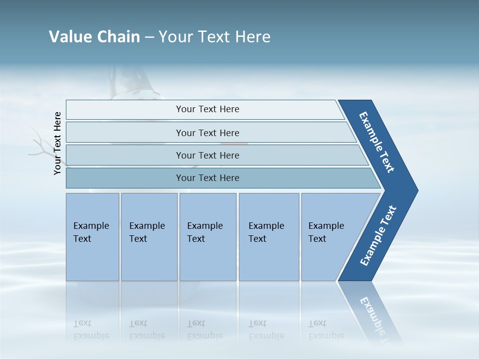 White Year Bucket PowerPoint Template
