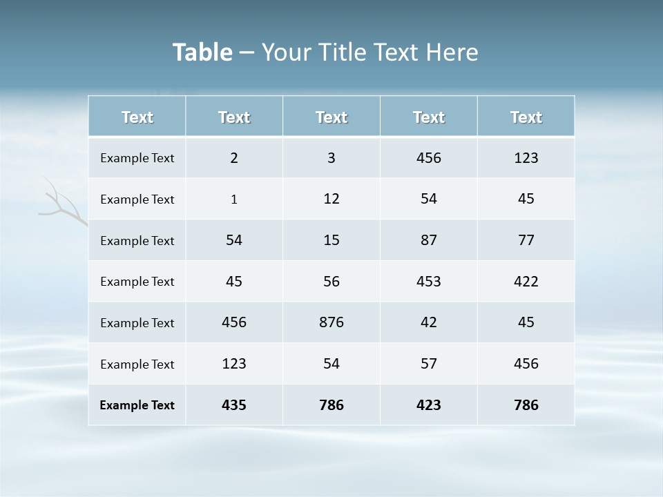 White Year Bucket PowerPoint Template