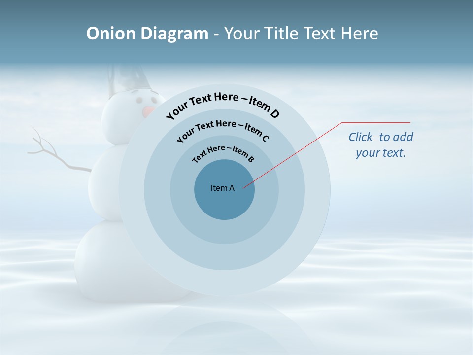 White Year Bucket PowerPoint Template