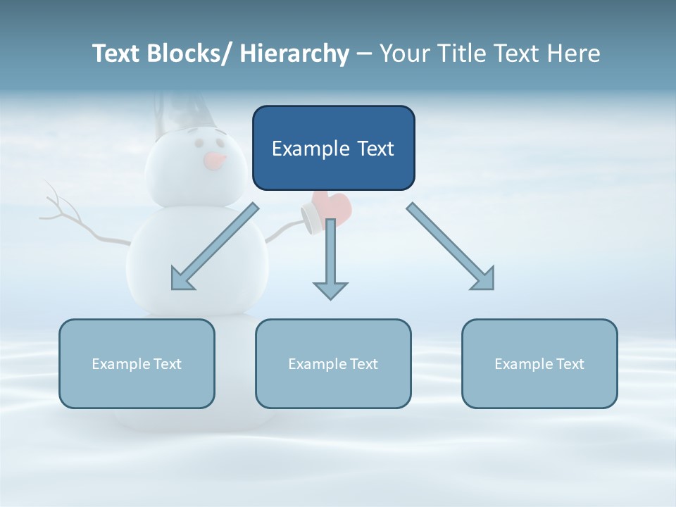 White Year Bucket PowerPoint Template