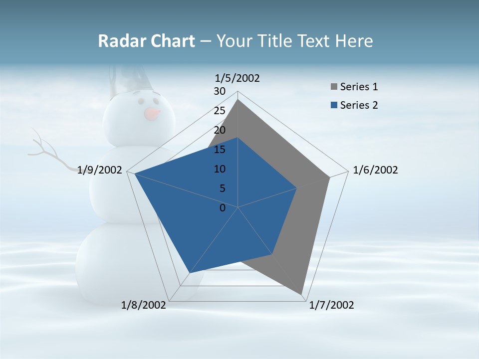 White Year Bucket PowerPoint Template