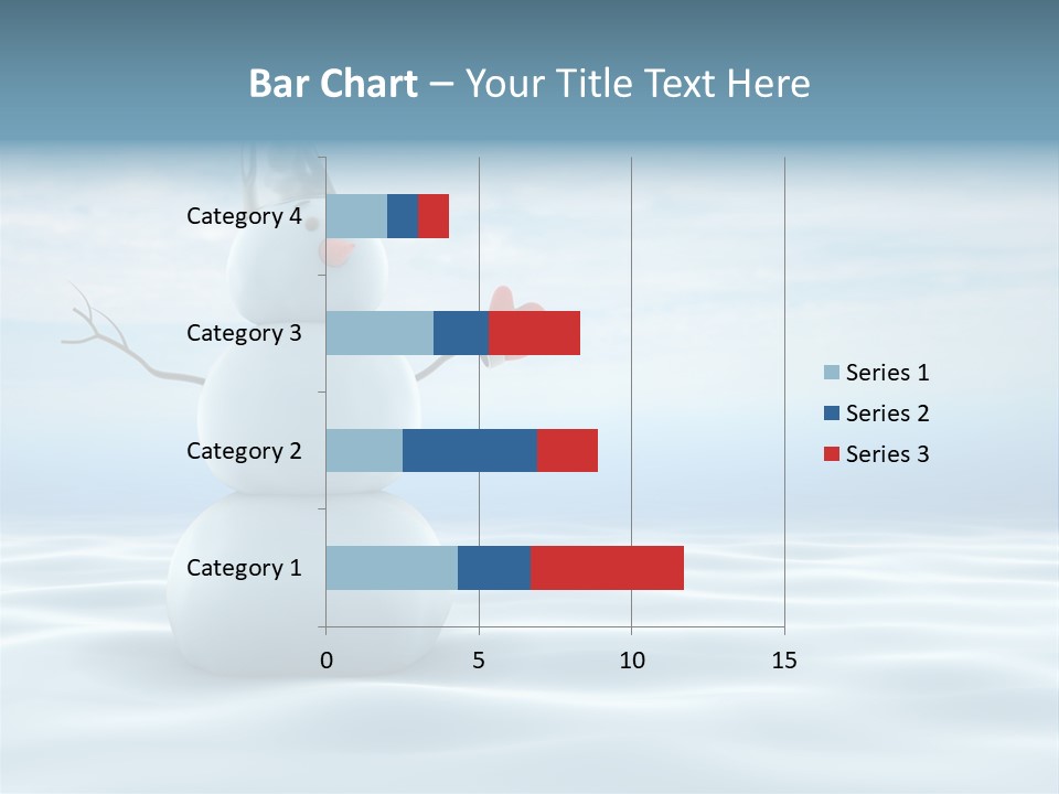 White Year Bucket PowerPoint Template