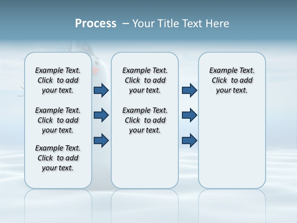White Year Bucket PowerPoint Template
