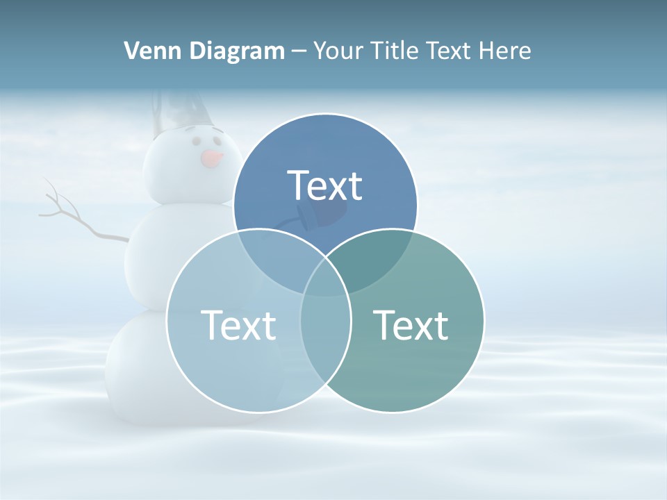 White Year Bucket PowerPoint Template
