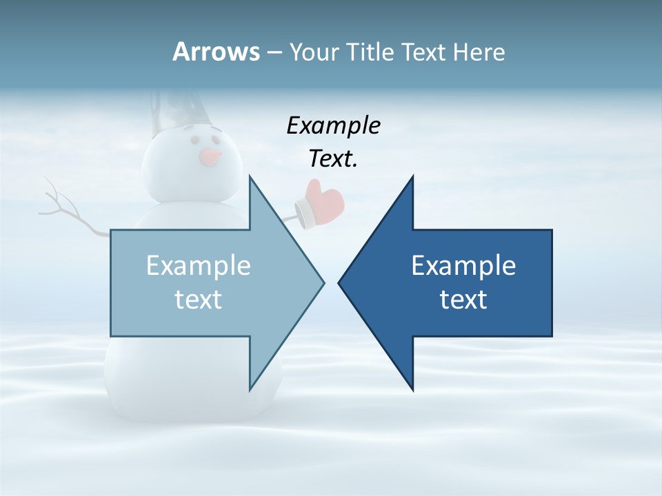 White Year Bucket PowerPoint Template