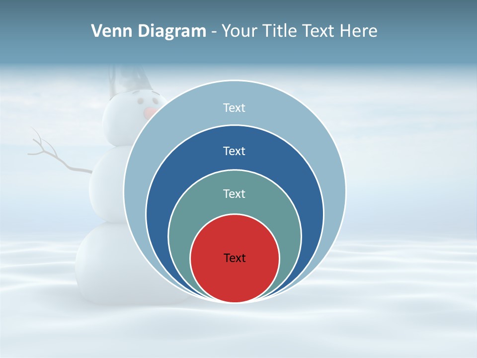 White Year Bucket PowerPoint Template