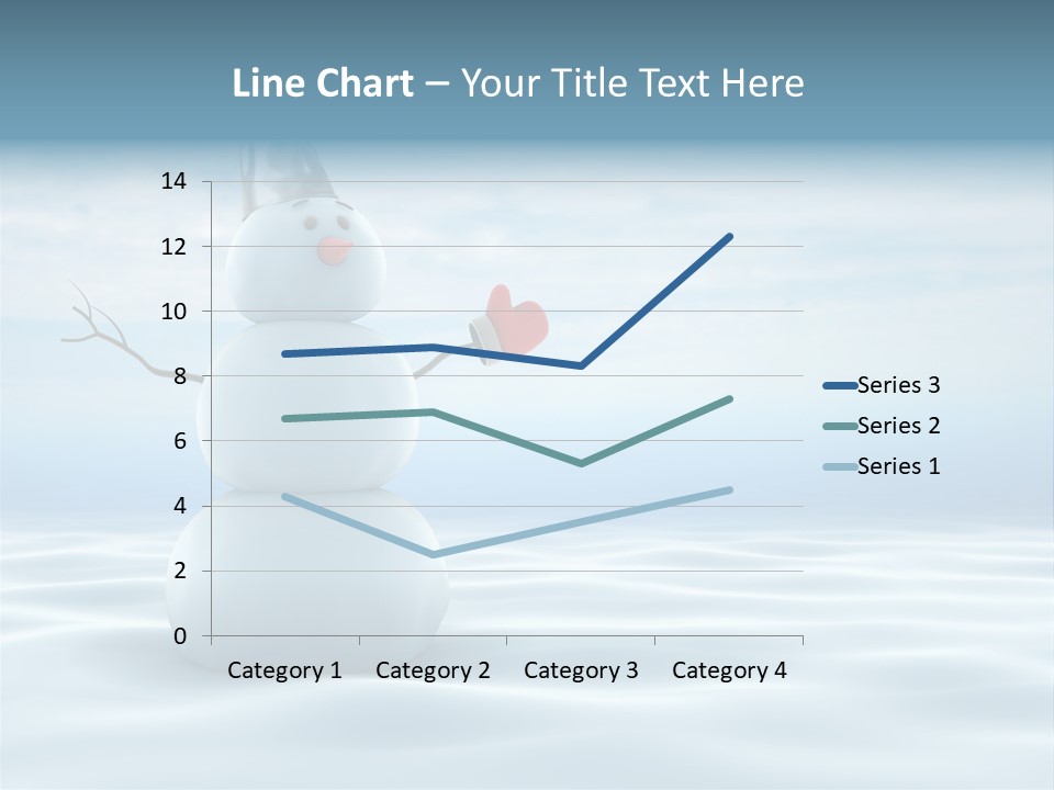 White Year Bucket PowerPoint Template